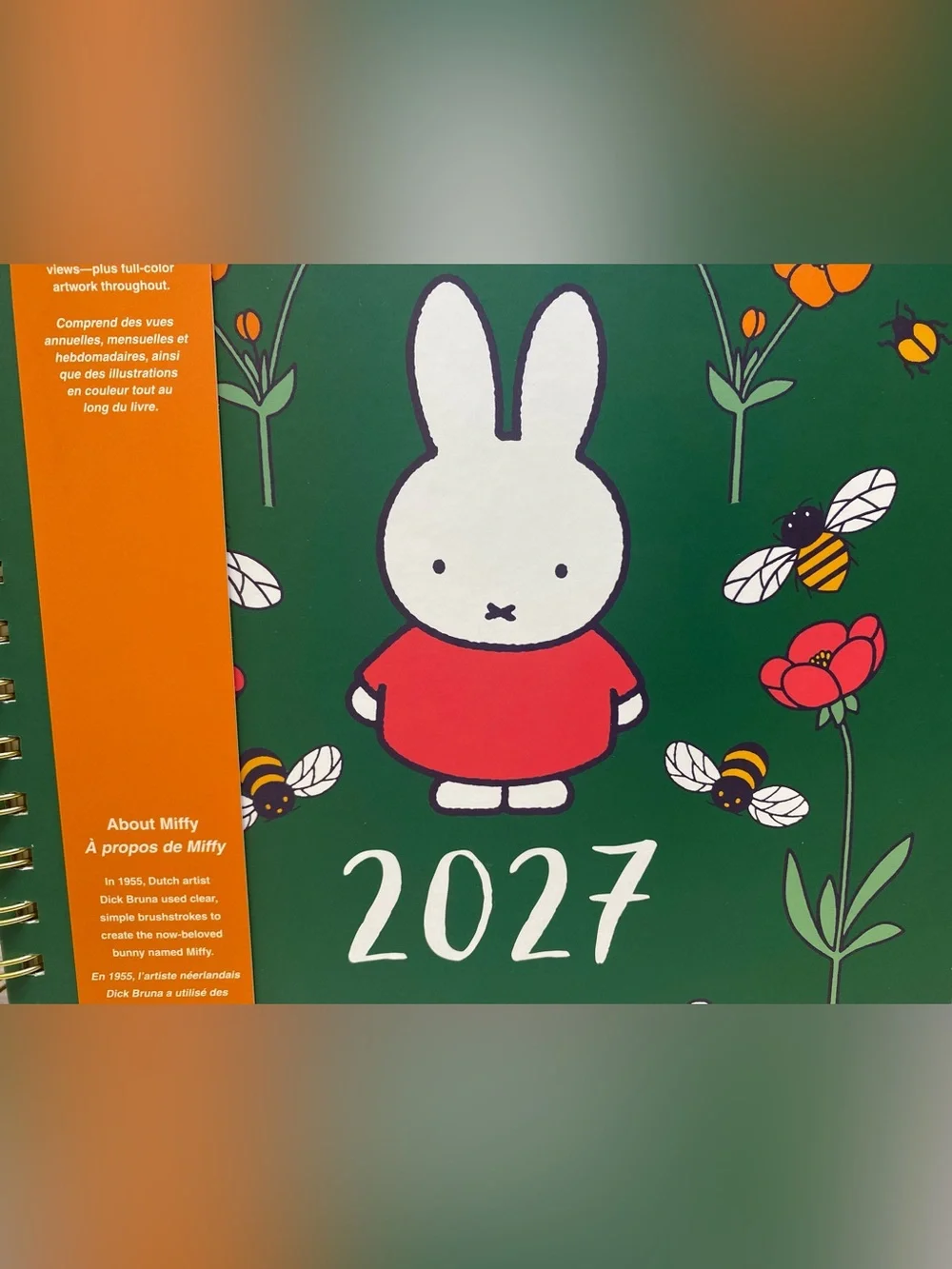 MIFFY ❤️2027 Weekly L Planner Agenda w/ Cute Label Stickers 11” New